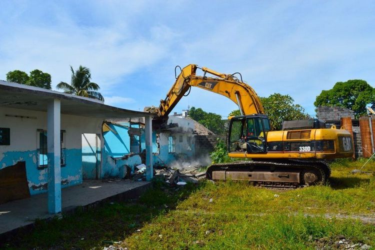 image Fin des travaux de démolition de l’ancienne maternité d’El Maarouf